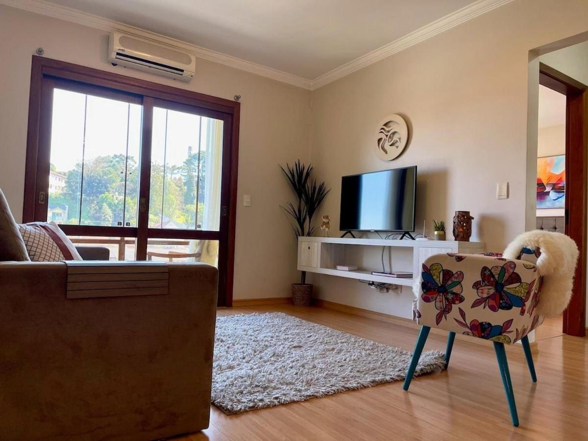 Apartamentos Jardim Da Serra Centro By Achei Gramado Dış mekan fotoğraf