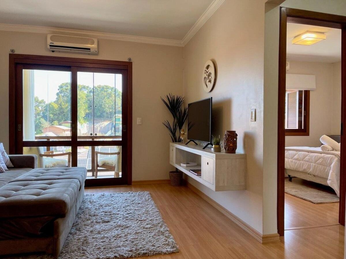 Apartamentos Jardim Da Serra Centro By Achei Gramado Dış mekan fotoğraf
